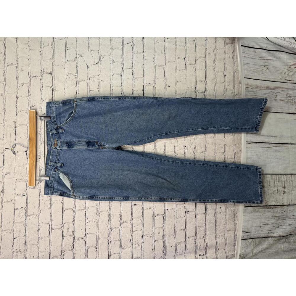 Rustler Men's Blue‎ Denim Jeans 36x34 100% Cotton